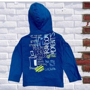 NWT Zara Hoodie Tshirt Graphic Hooded Long Shirt boys girls Toddlers Tee gift - Picture 1 of 3