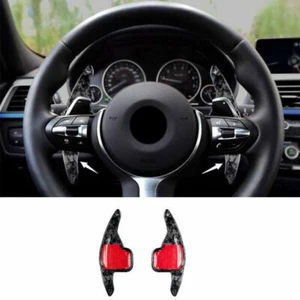 Forged Carbon Fibe Steering Wheel Shift Paddle Extension For BMW 5 Series 18-22 - Imagen 1 de 7