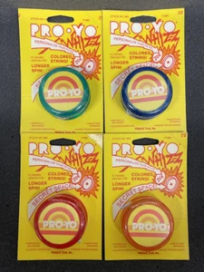 Lot of 4 Pro Yo Whizz Yo Yo 1983 GREEN, RED, ORANGE , BLUE NEW - Picture 1 of 17