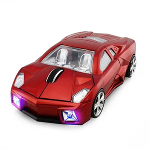 3D Wireless 2.4Ghz Lamborghini Car Optical Mouse USB Game Mice For Laptop PC LED - Picture 1 of 17