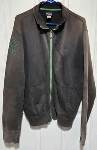 Chaqueta Diesel De Colección Para Hombre Talla XXL 2XL Desteñida por el Sol Desgastada Cremallera Completa Villa M.O. - Imagen 1 de 8