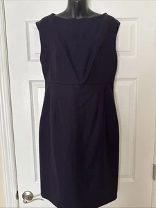 Brooks Brothers Women's Dress Size 8 Deep Purple Fabric By Loro Piano Italy - Picture 1 of 5