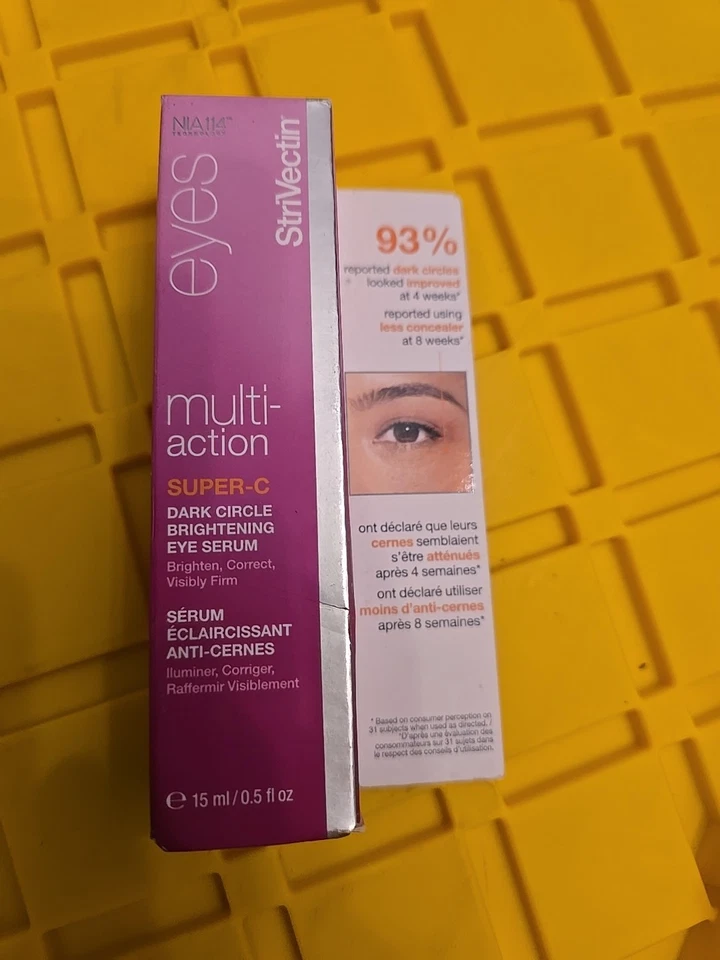 StriVectin Multi-Action Super-C Dark Circle осветляющая сыворотка для глаз 0,5 унц/15 мл. - Изображение 1 из 1