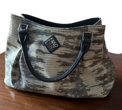 Bolso de mano con estampado de piel de serpiente Simply Vera de Vera Wang 'Módena' Bolso de mano Cartera Foto 1 de 4