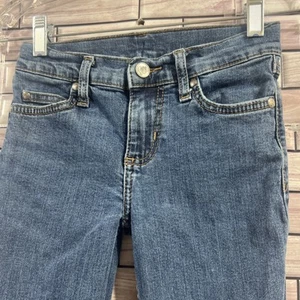Wrangler Girls 10 slim jeans denim pants western Mid-Rise bell botton equestrian - Picture 1 of 14