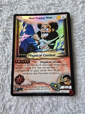 DBZ Dragon Ball Z FOIL Red Puppy Slap 26 CCG Limited Kid Buu Saga MP - Image 1 of 4