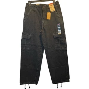 Neu mit Etikett Levi's Damengröße 27 x 30 Cargohose schwarz '94 Baggy Vintage 90er Street - Bild 1 von 6