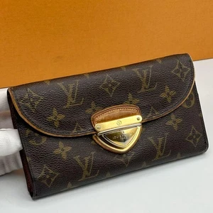 Louis Vuitton Monogram Eugenie Portafoglio Lungo Oro Ferramenta Accessori E516 - Foto 1 di 11