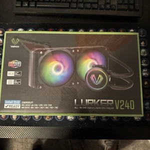 Refroidisseur CPU liquide tout-en-un 240 mm Vetroo Lurker V240 - Photo 1/3