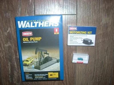 NEW N scale WALTHERS OIL PUMP, POWERING KIT & LAND ROVER FREE SHIP - Image 1 of 2
