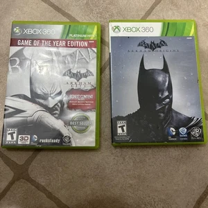 Lot Batman Arkham Origins & Arkham City testé et fonctionnel / complet CIB - Photo 1/11