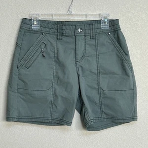 Title Nine Pantaloncini da trekking cargo verdi da donna con tasche con cerniera - Taglia 6 - Foto 1 di 8