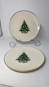 Weihnachten Platinrand ROYAL DEVON 8,5" Teller eingestellt 1 Markenlos Goldrand - Bild 1 von 9