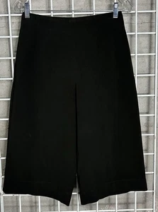 Robert Rodriguez Womens Zip Button Pleated Crop Belted Dress Shorts Black Career - Picture 1 of 11