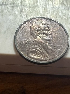 2003 D DOUBLE DIE OBVERSE REVERSE  Lincoln ENTIRE Coin near complete DD UNUSUAL - Image 1 of 4