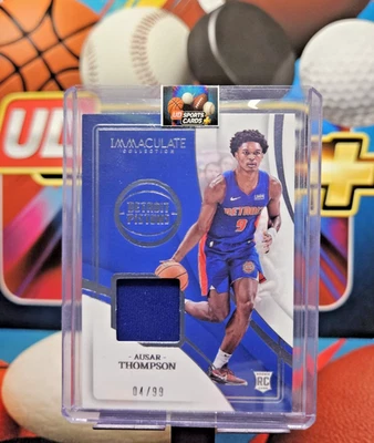 2023 Panini Immaculate Ausar Thompson Rookie Patch /99 RC - Image 1 of 3
