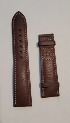 Authentic Patek Philippe Brown strap with white stitching for 5524 pilot watch  - Image 1 of 3