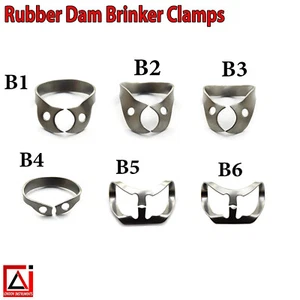 Instrumentos dentales restauradores endodóntica abrazadera universal con abrazadera de presa de goma - Imagen 1 de 4