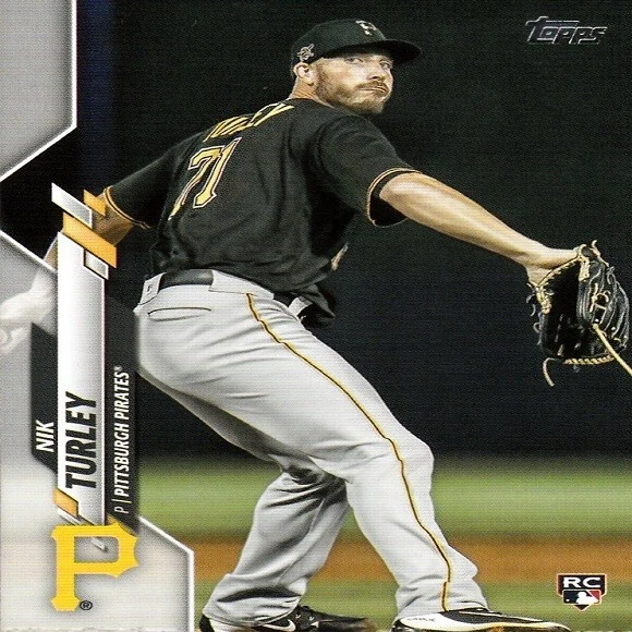 Nik Turley (Pittsburgh Pirates) 2020 Topps Update Series MLB Card - Number U-112 - Image 1 of 2
