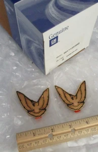 NOS original GM Trans Am Formula Firebird Recaro black & gold sail panel EMBLEMS - Picture 1 of 3