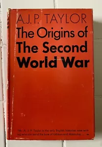 THE ORIGINS OF THE SECOND WORLD WAR by AJP Taylor 1962 First US Edition HC/DJ - Picture 1 of 3