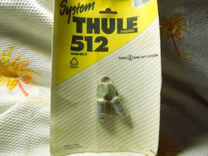 Thule 512 Lock Cylinders for Car Racks (2-Pack, with keys) ORIGINAL USA - Picture 1 of 5
