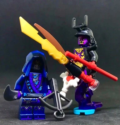 LEGO NINJAGO © WOLF MASK ARCHER GUARD + OVERLORD VILLAN THE DARKNESS MOC - Imagen 1 de 4