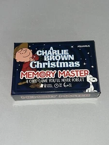 A Charlie Brown Christmas Memory Master Game By Aquarius Brand New - Foto 1 di 3