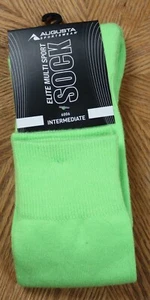 Augusta Sportswear Lime Green Athletic Socks - Picture 1 of 5