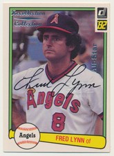 2002 Donruss Originals Recollection Autographs Fred Lynn Auto 1/1  Angels E10066