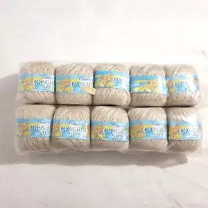 10x NEW Crafter's Crochet 20s Mercercised Cotton Beige Brazil Col 768 Lot 005 - Picture 1 of 7
