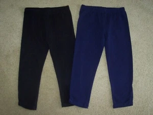 LOT of 2 Girls Size Large 10-12 Gymboree Black & Blue Capri Pants - Picture 1 of 5