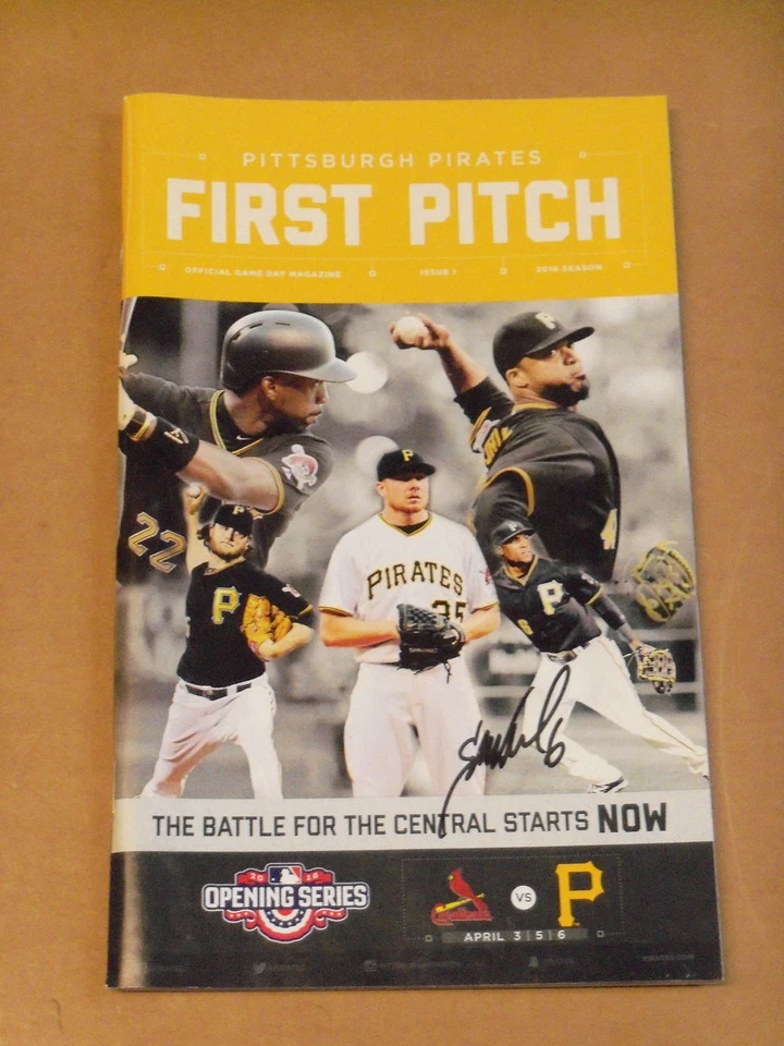Starling Marte, Pgh Pirates, Signed Issue 1, 2016 Season Program - Image 1 of 1