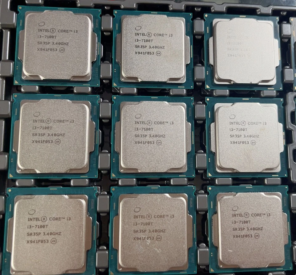 Intel Core I3-7100T SR35P 3.40GHz dual-core 4-thread  35W LGA-1151 CPU processor - Image 1 of 1