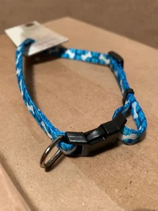 Coastal Dog Collar Blue Small Adjustable B2 - Picture 1 of 6