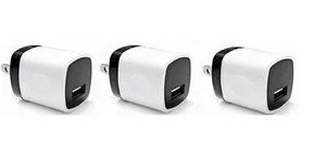 3x 1A USB Power Adapter AC Home Wall Charger US Plug FOR iPod classic nano Touch - Picture 1 of 3