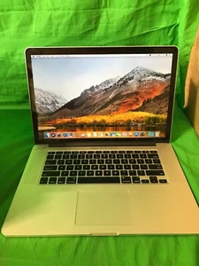 🧠MacBook Pro 15" A1398 | i7-4770HQ 2.2GHz | 16GB RAM | 256GB SSD| OS Installed⚙ - Afbeelding 1 van 13