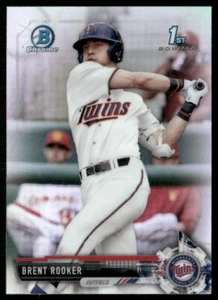 2017 Bowman Draft #BDC-122 Brent Rooker Chrom-Refraktor - Bild 1 von 2