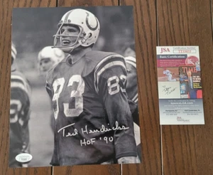 Ted Hendricks signed 8x10 photo Baltimore Colts HOF 90 JSA - Picture 1 of 1