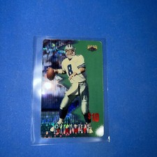 🔥1996 Classic Clear Assets Football $10 Sprint Phone Card Troy Aikman #2 🔥1026