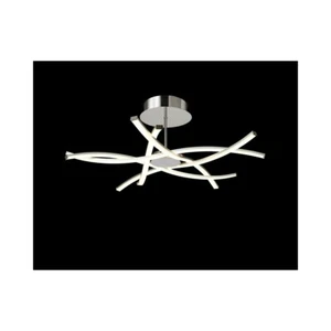 Decke Kelche Wein Decke Led- Modernes Design Aluminium Und Acryl Silber - Bild 1 von 1