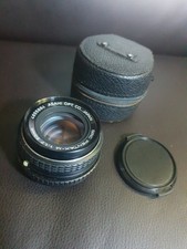 Ashahi SMC Pentax-M f1.7 50mm Lens with case // VG+++