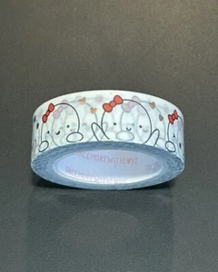 NEW Once More with Love Munchkin OMWL washi tape white & red 15 mm - Picture 1 of 1