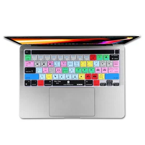 XSKN Premiere Pro Keyboard Cover for Touch Bar MacBook Pro 13 A2251/A2289/A2338 - Picture 1 of 5