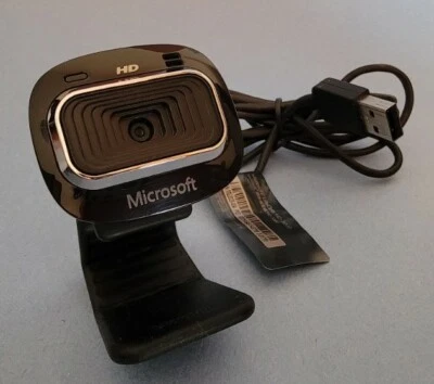 Microsoft LifeCam HD-3000 модель 1492 HD 720p USB веб-камера для бизнеса Skype Zoom  - Изображение 1 из 4