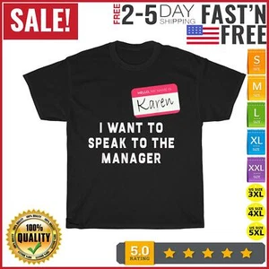 Karen Halloween Costume Funny Vintage T Shirt Men Fashion Women Kid T Shirt NEW - Picture 1 of 11