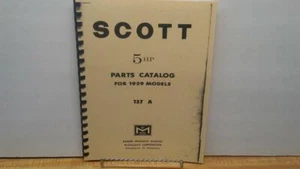 Scott 1959 fueraborda motor piezas catálogo manual - 5 HP - Imagen 1 de 3