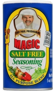 Chef Paul Prudhomme's ~ Magic Salt Free Seasoning, 5-Ounce Canister - Picture 1 of 3