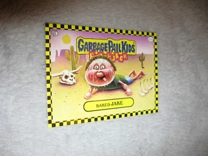 Garbage Pail Kids ~ JAKE JACOB ~ Baked Jake ~ Name Sticker Topps 31a Card A - Picture 1 of 2