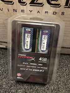 KINGSTON Hyper X  DDR3 Kit Of 2 4GB NEW - Picture 1 of 2